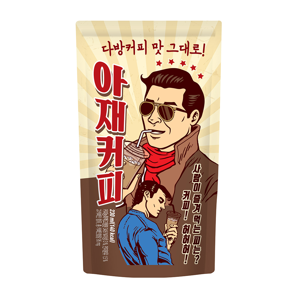 청춘] 아재커피 밀크 (230ml * 50개입) 정말 맛있는 밀크커피 !!