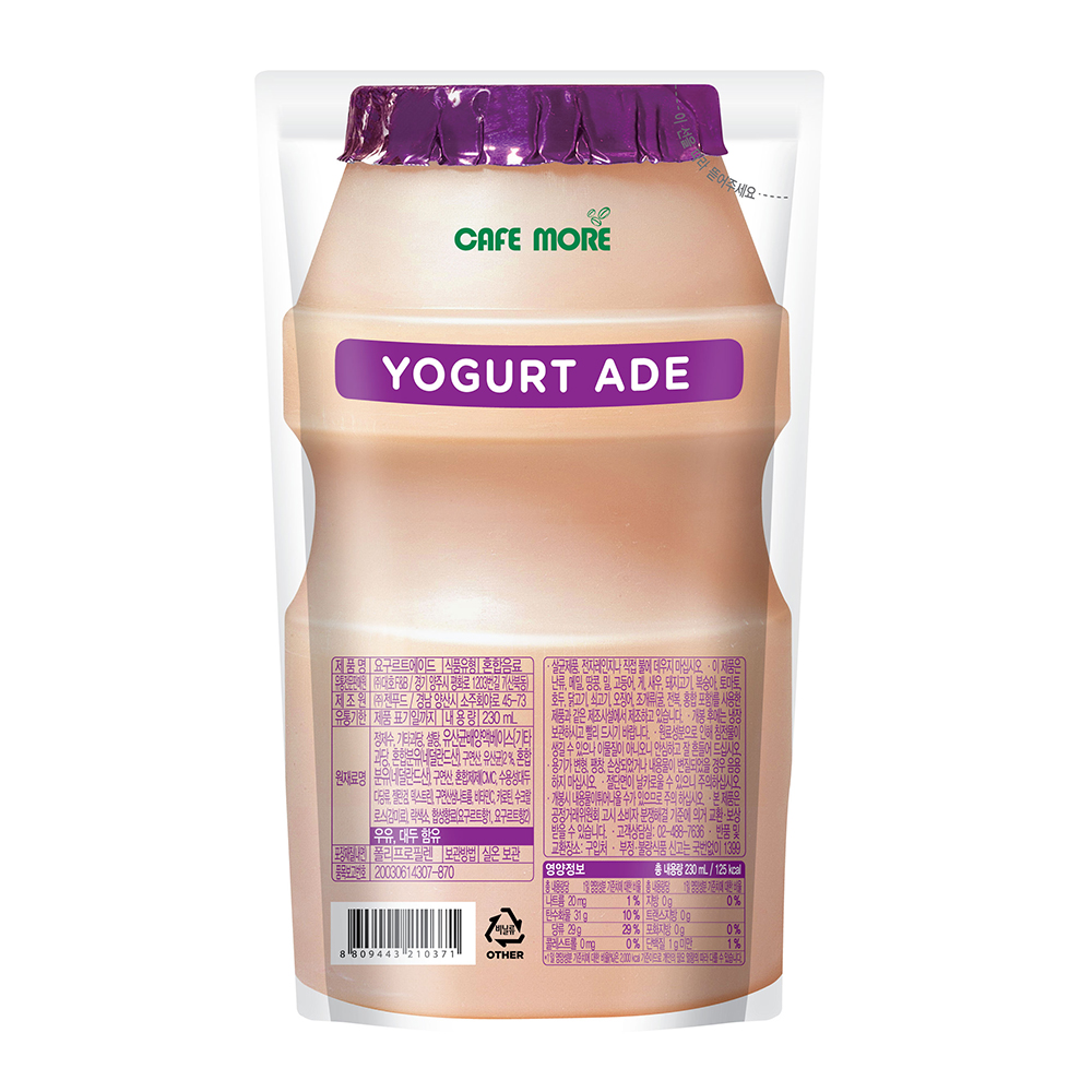 카페모어] 요구르트 에이드 (230ml * 50개입)