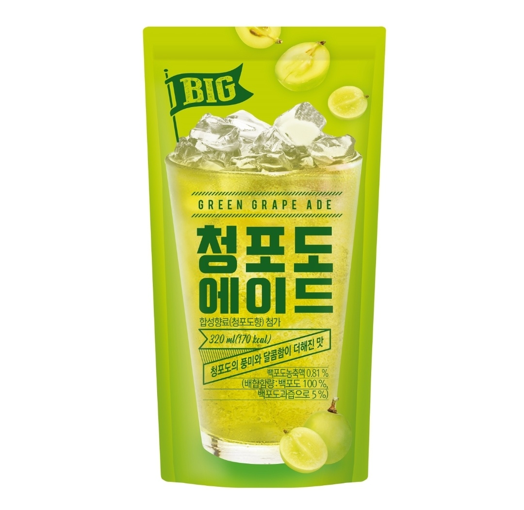 [세븐일레븐] 청포도 에이드 (320ml 40개입)