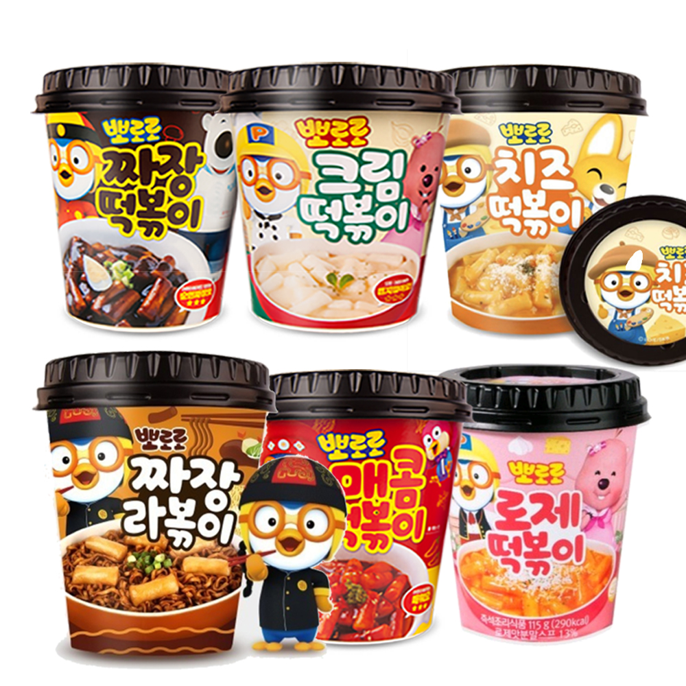 [뽀로로] 짜장 떡복이 (32개입, 1박스)